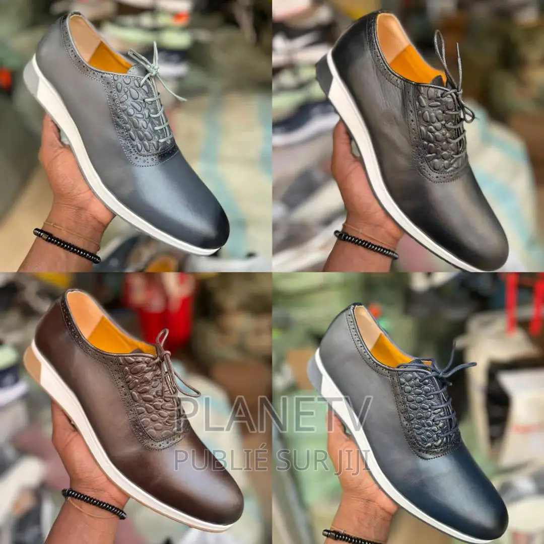 Chaussures en Cuir Croco Disponible TDS