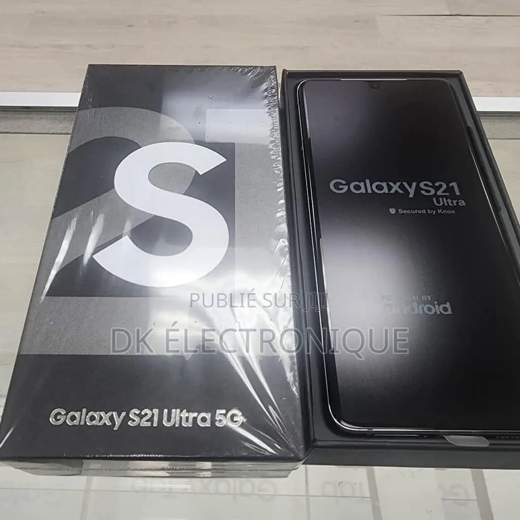 New Samsung Galaxy S21 Ultra 5G 256 GB Noir