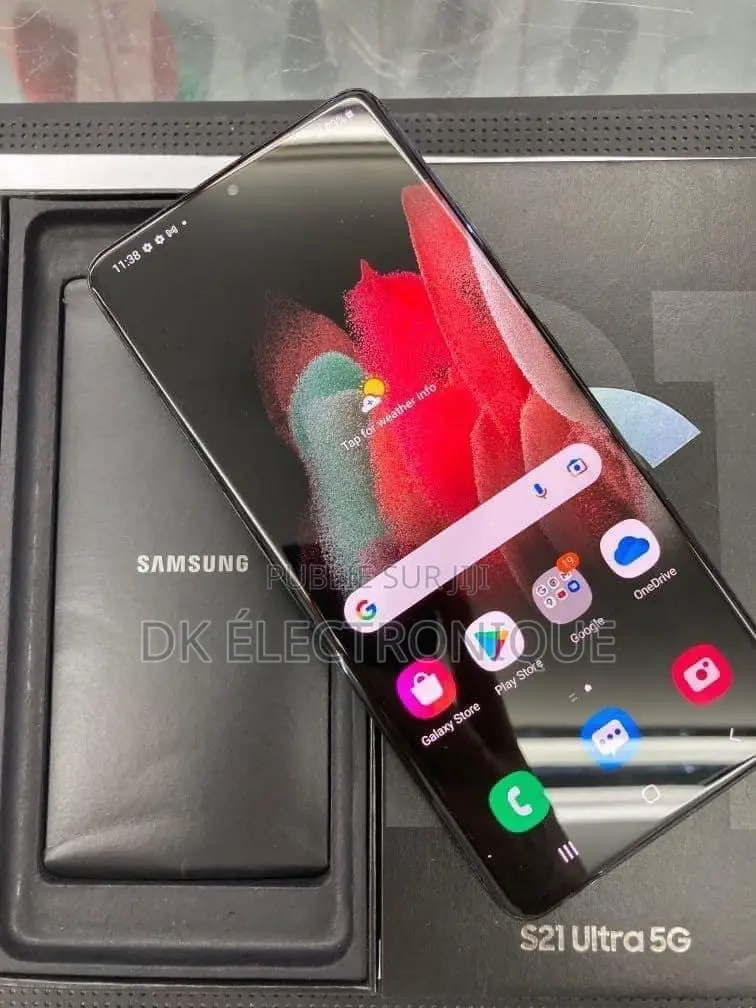 New Samsung Galaxy S21 Ultra 5G 256 GB Noir