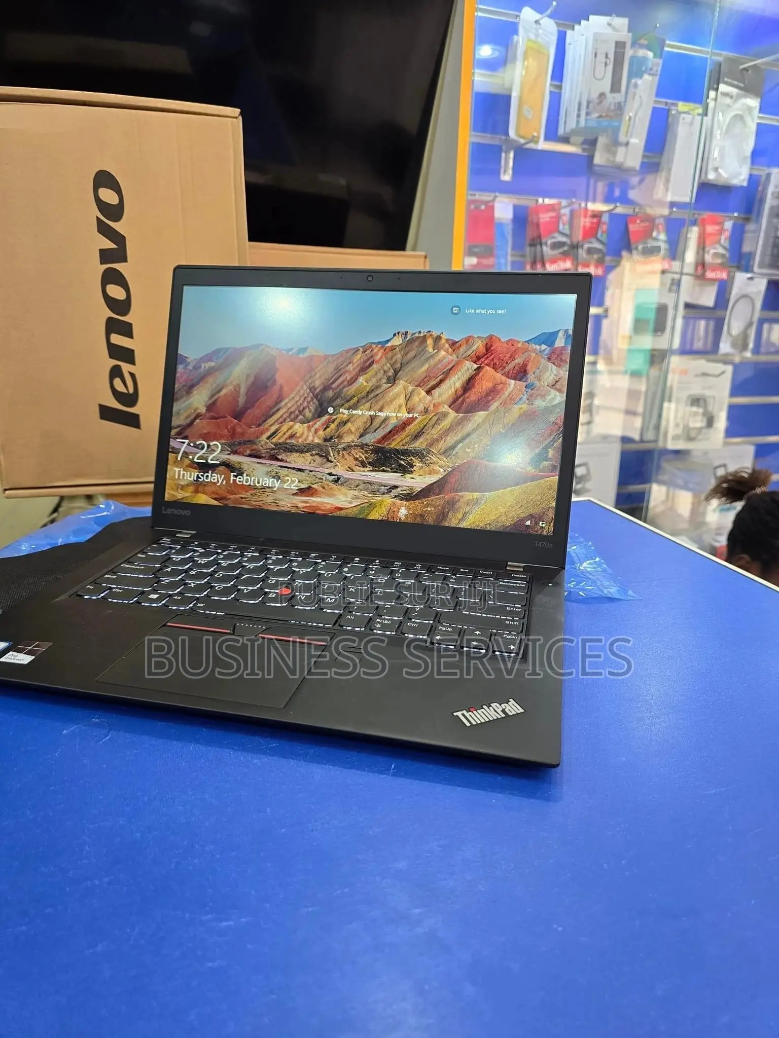 New Lenovo ThinkPad T470s 12GB Intel Core I5 SSD 256GB