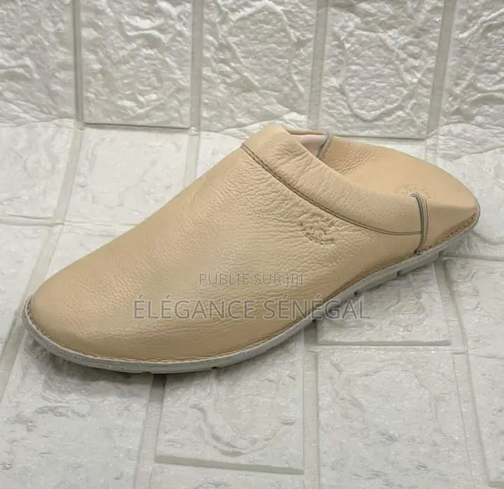 Babouche Royale Marocaine Orthopédique 100% Cuir Pour Homme