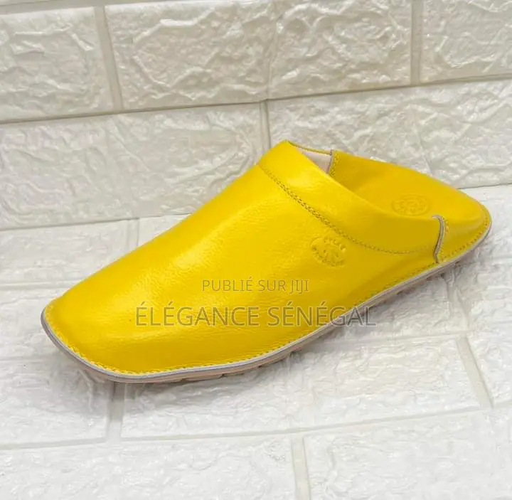 Babouche Royale Marocaine Orthopédique 100% Cuir Pour Homme
