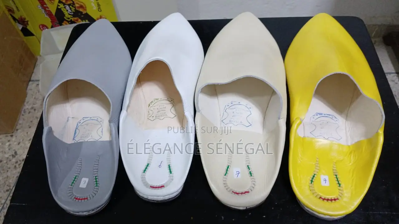 Babouche Royale Marocaine 100% Cuir Daim Authentique Homme