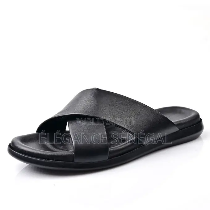 Sandale Cuir Orthopédique Pour Homme