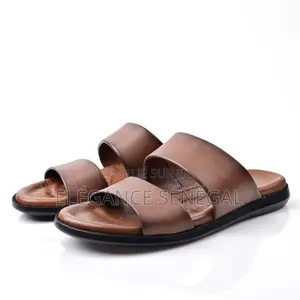 Sandale Cuir Orthopédique Pour Homme