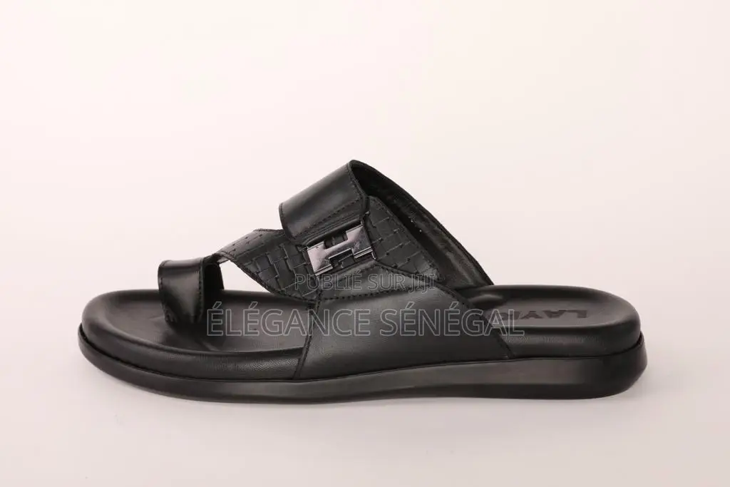 Sandale Cuir Orthopédique Pour Homme