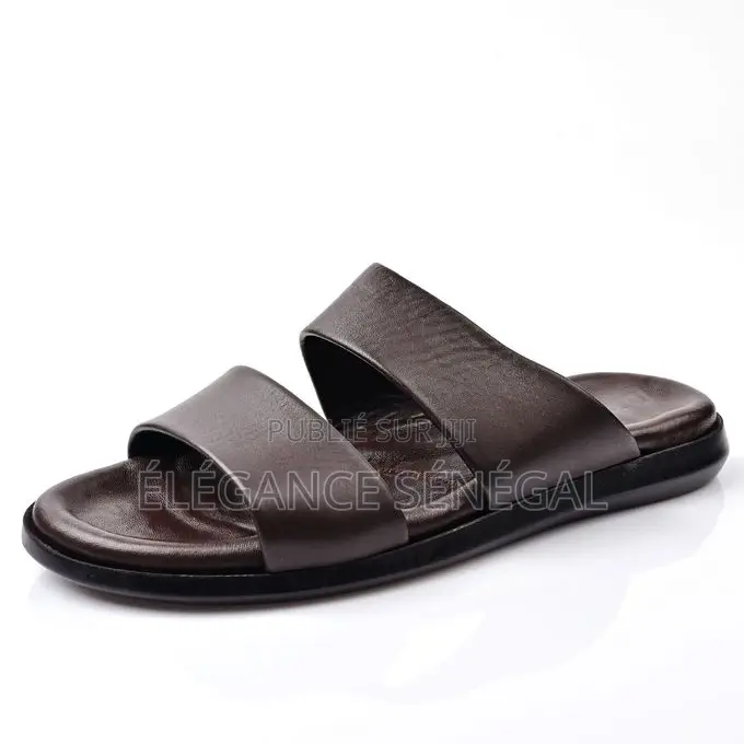 Sandale Cuir Orthopédique Pour Homme