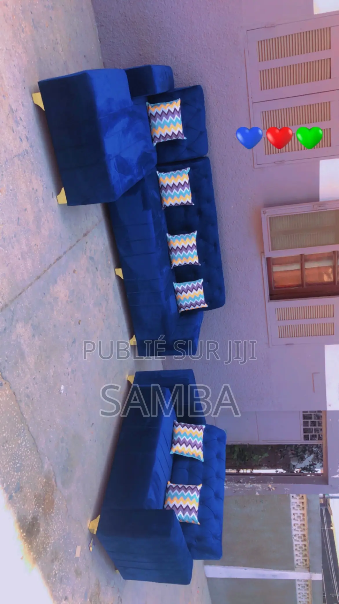 Angle Bleu Disponible Et Sur Commande 7 Place