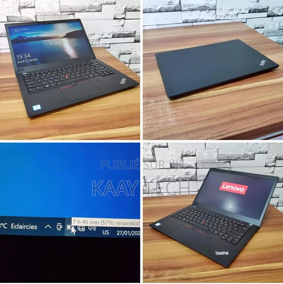 Ordinateur Portable Lenovo ThinkPad T480s 16GB Intel Core I7 SSD 512GB