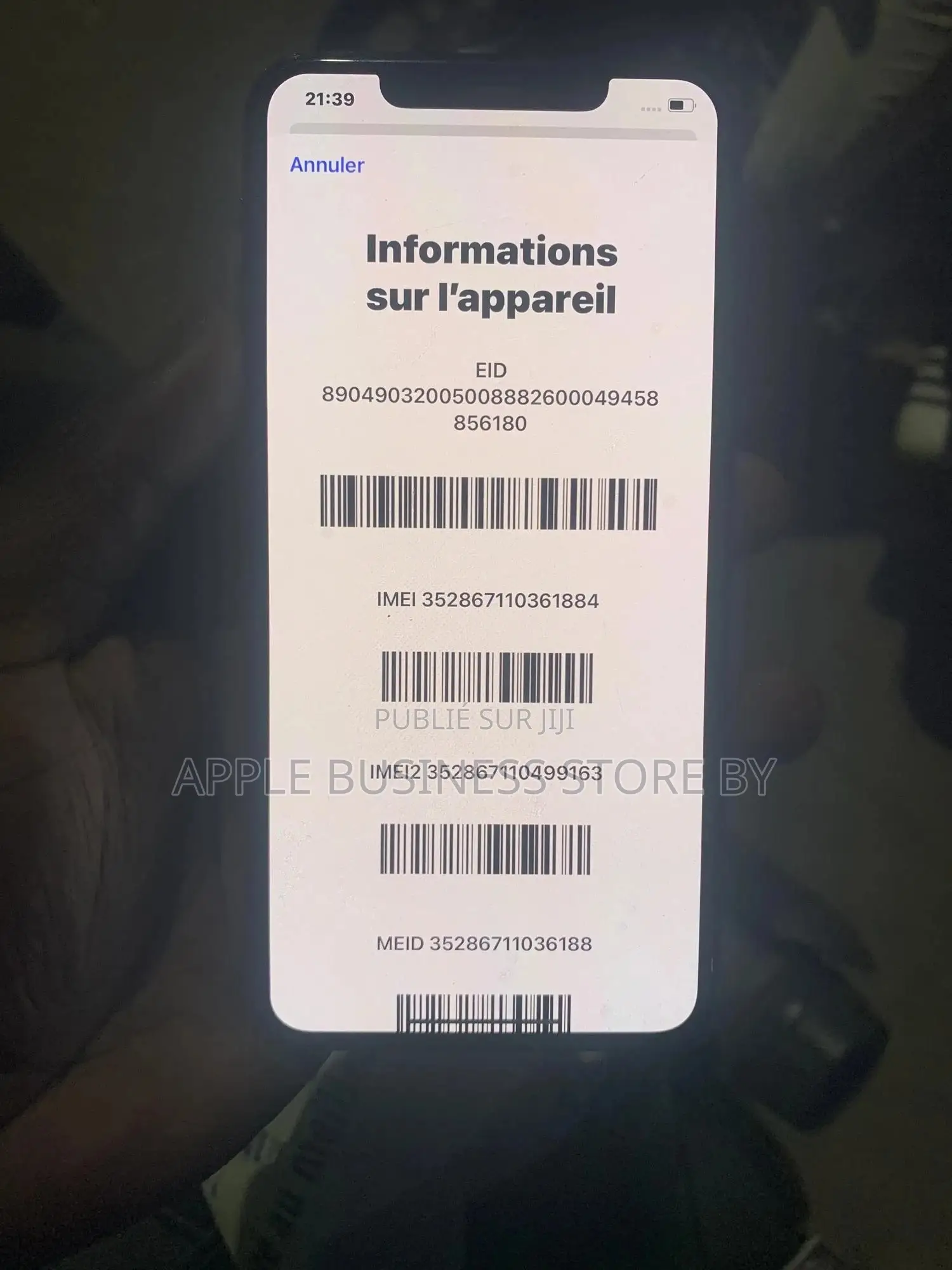 New Pomme iPhone 11 64 GB Jaune