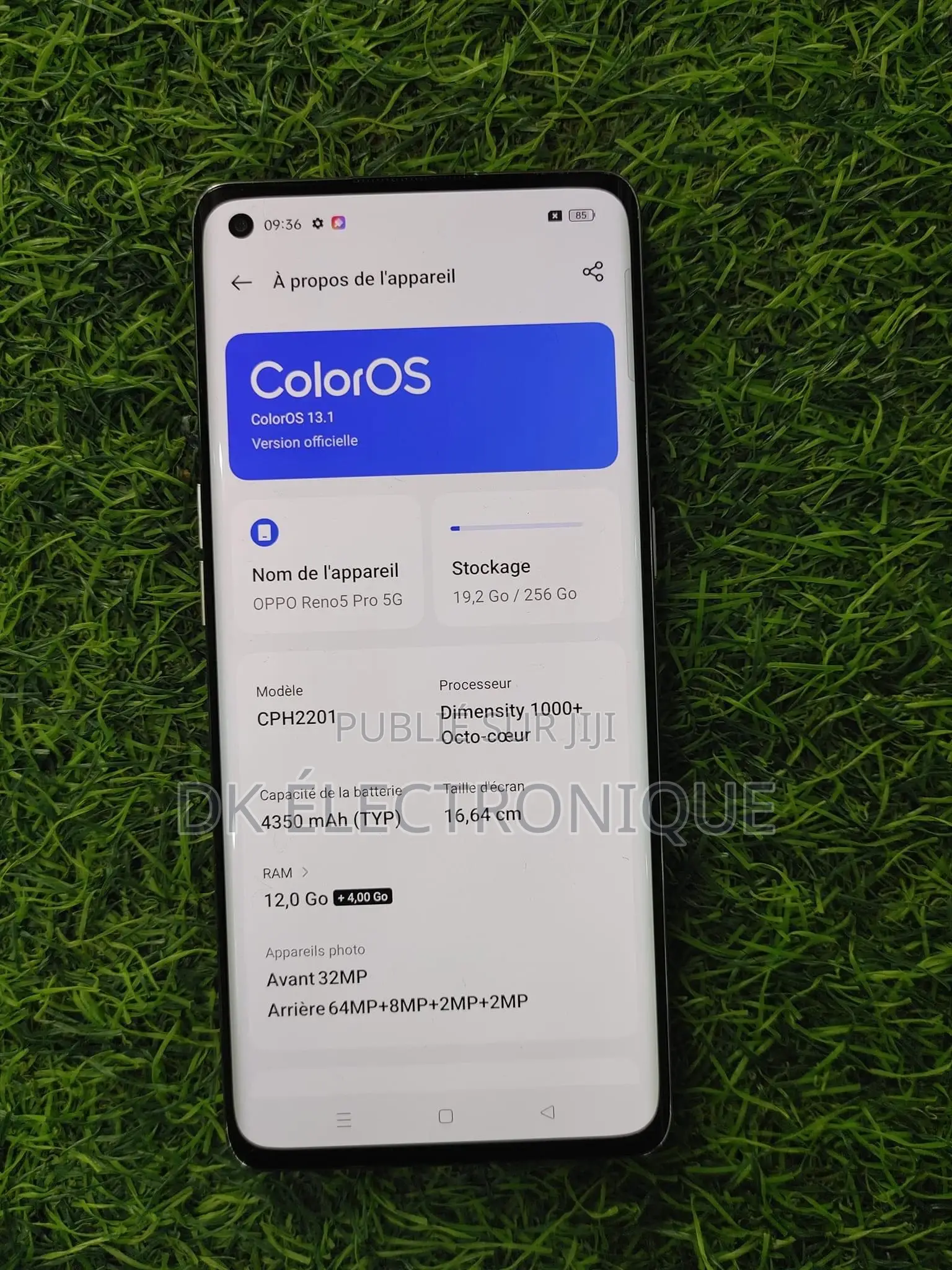 Oppo Reno5 Pro 5G 256 GB Bleu