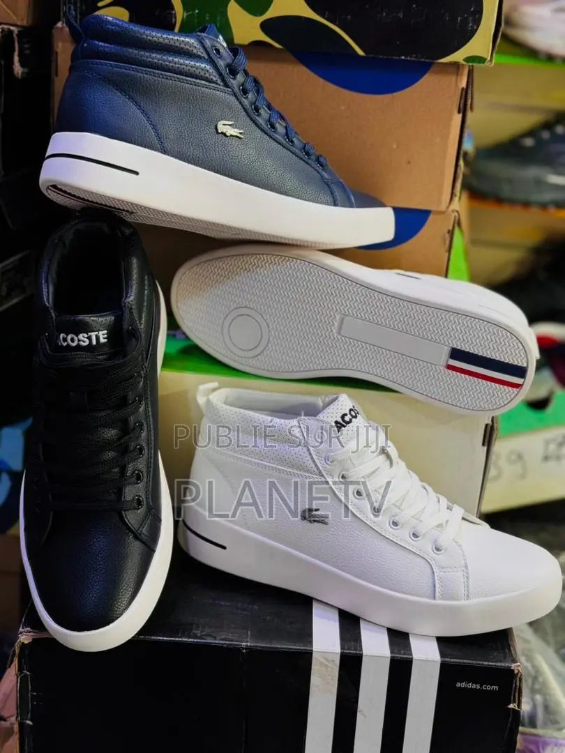 Lacoste Montante Original En Cuir Disponible TDS