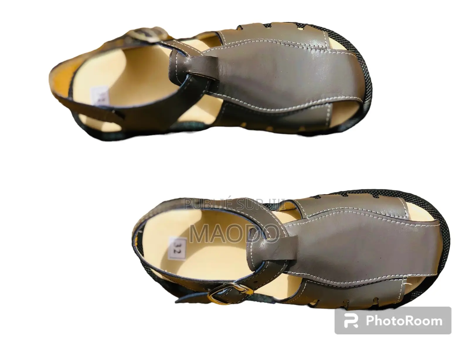 Chaussures Enfants En Cuir