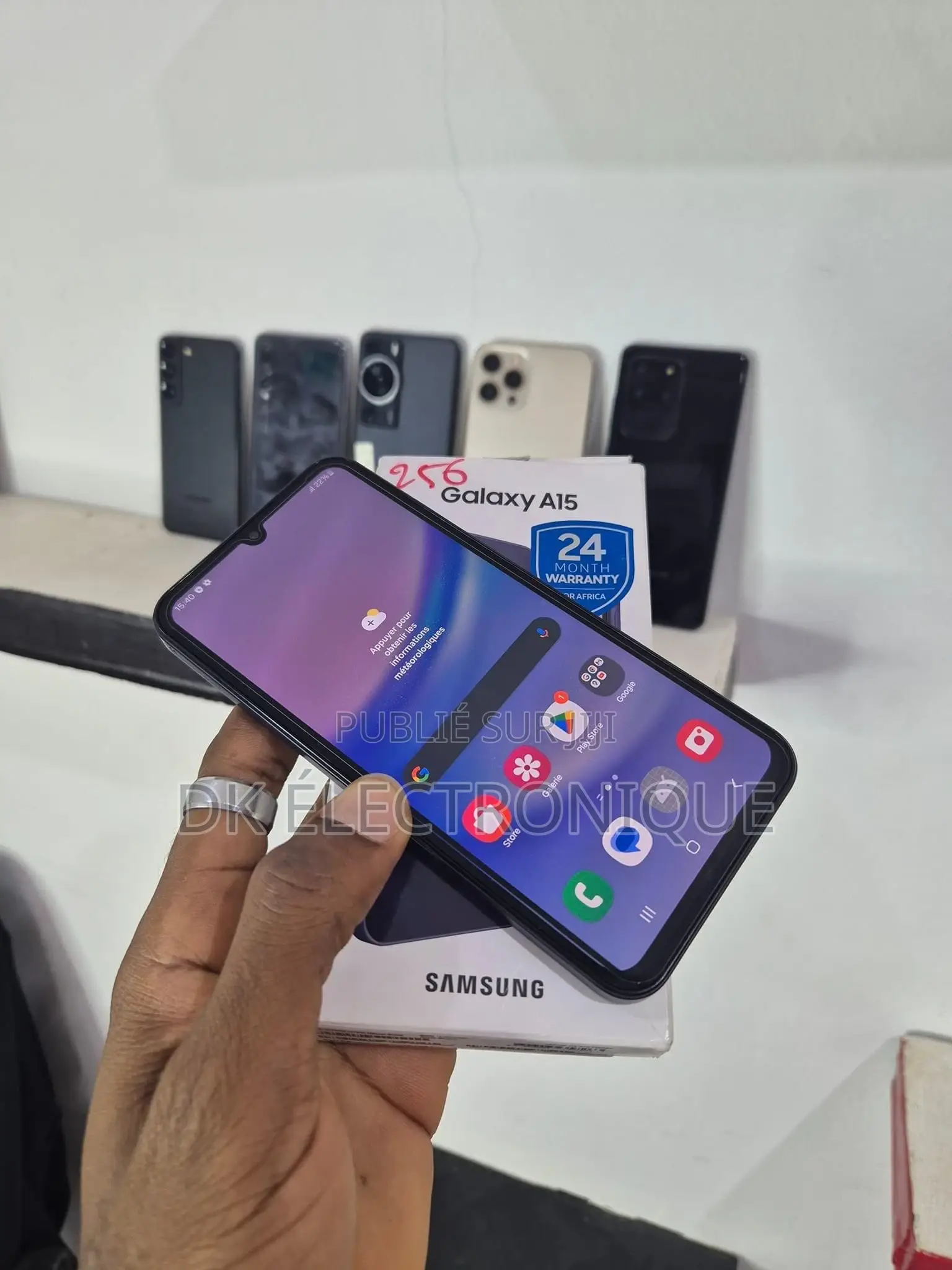 Samsung Galaxy A15 256 GB Noir