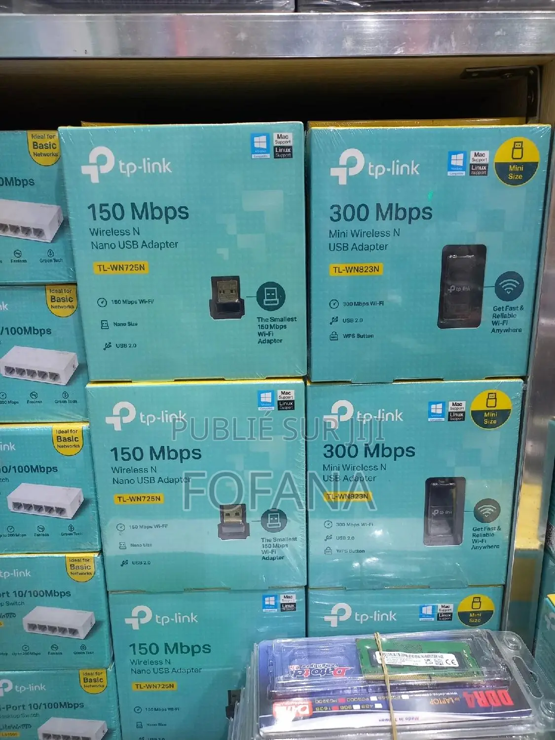 Capteur Ou Clé Wifi Tp-link 300mbp Et 150mbps