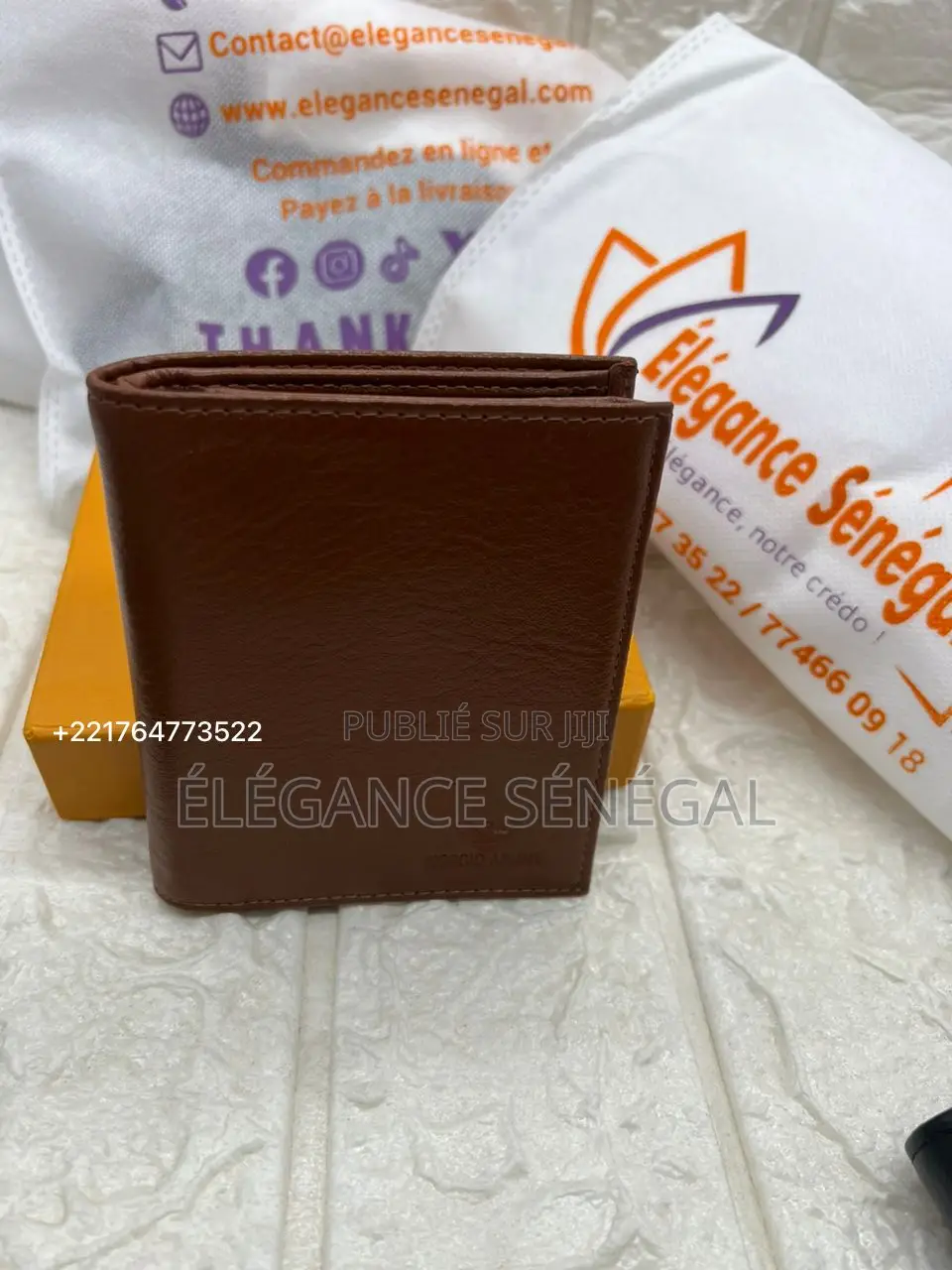 Portefeuille 100% Cuir Véritable Pour Homme