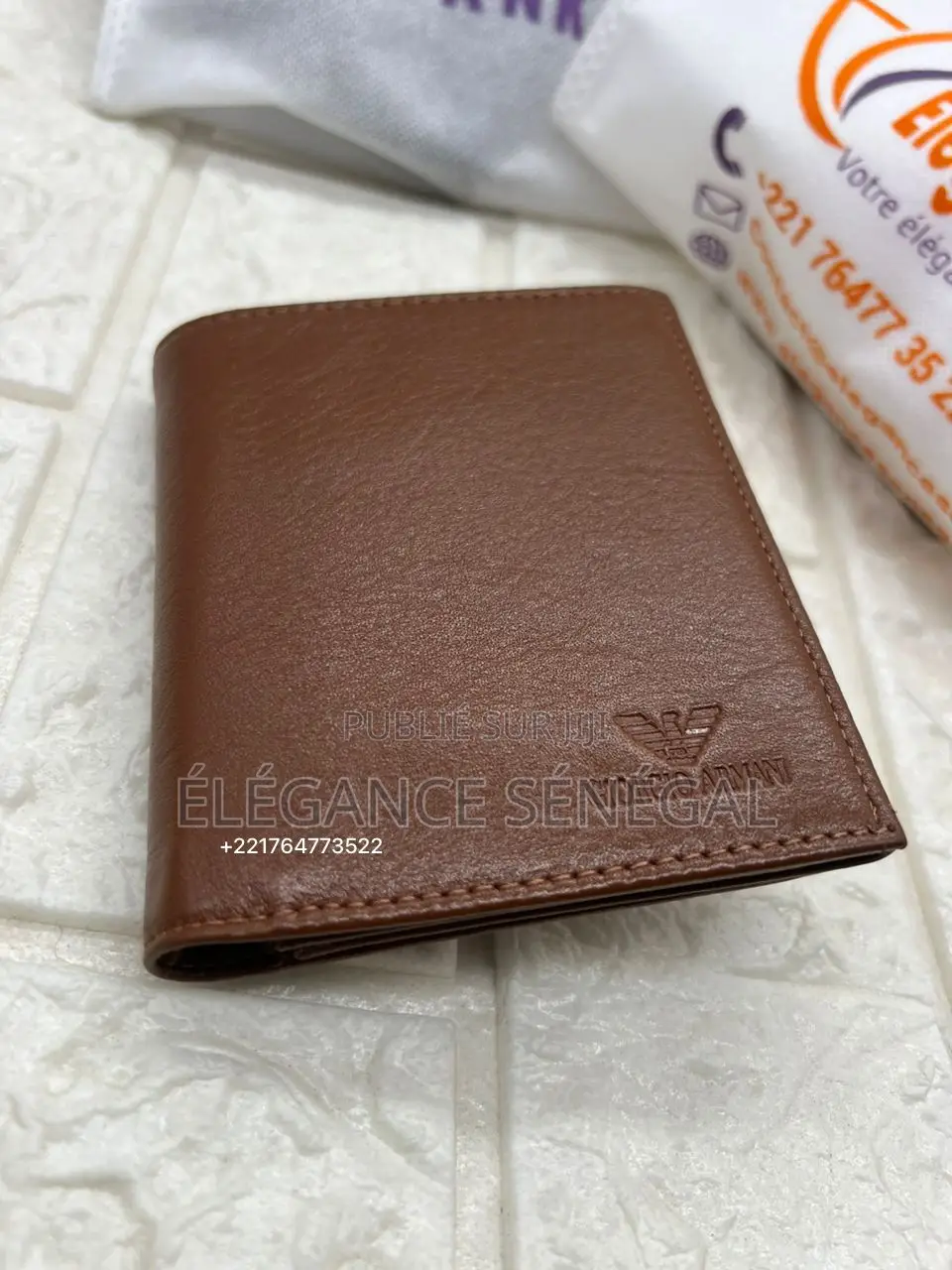 Portefeuille 100% Cuir Véritable Pour Homme