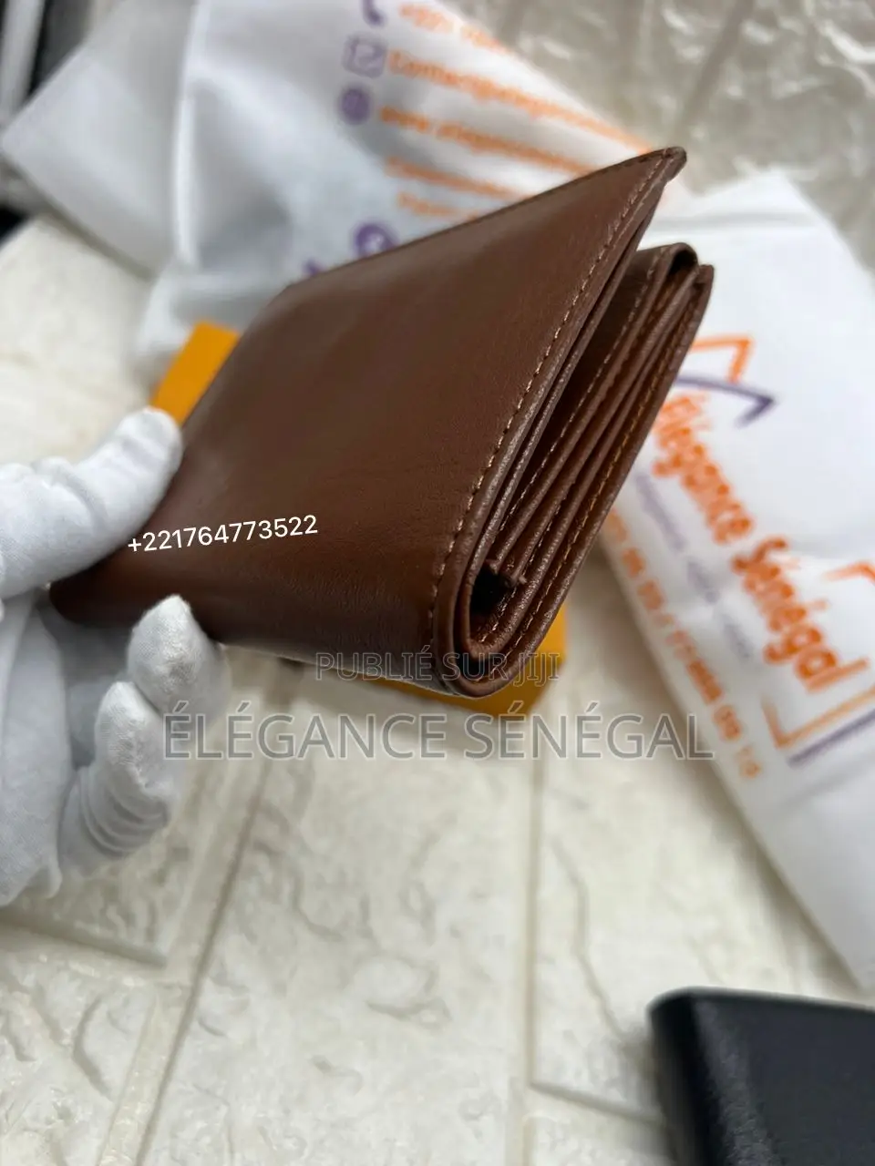 Portefeuille 100% Cuir Véritable Pour Homme