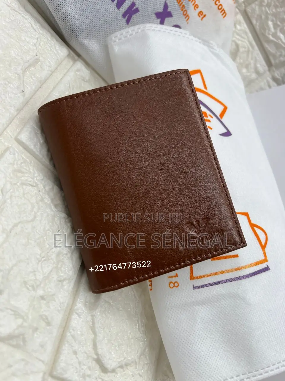 Portefeuille 100% Cuir Véritable Pour Homme