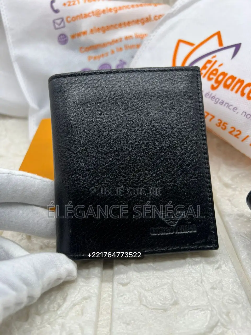 Portefeuille 100% Cuir Véritable Pour Homme