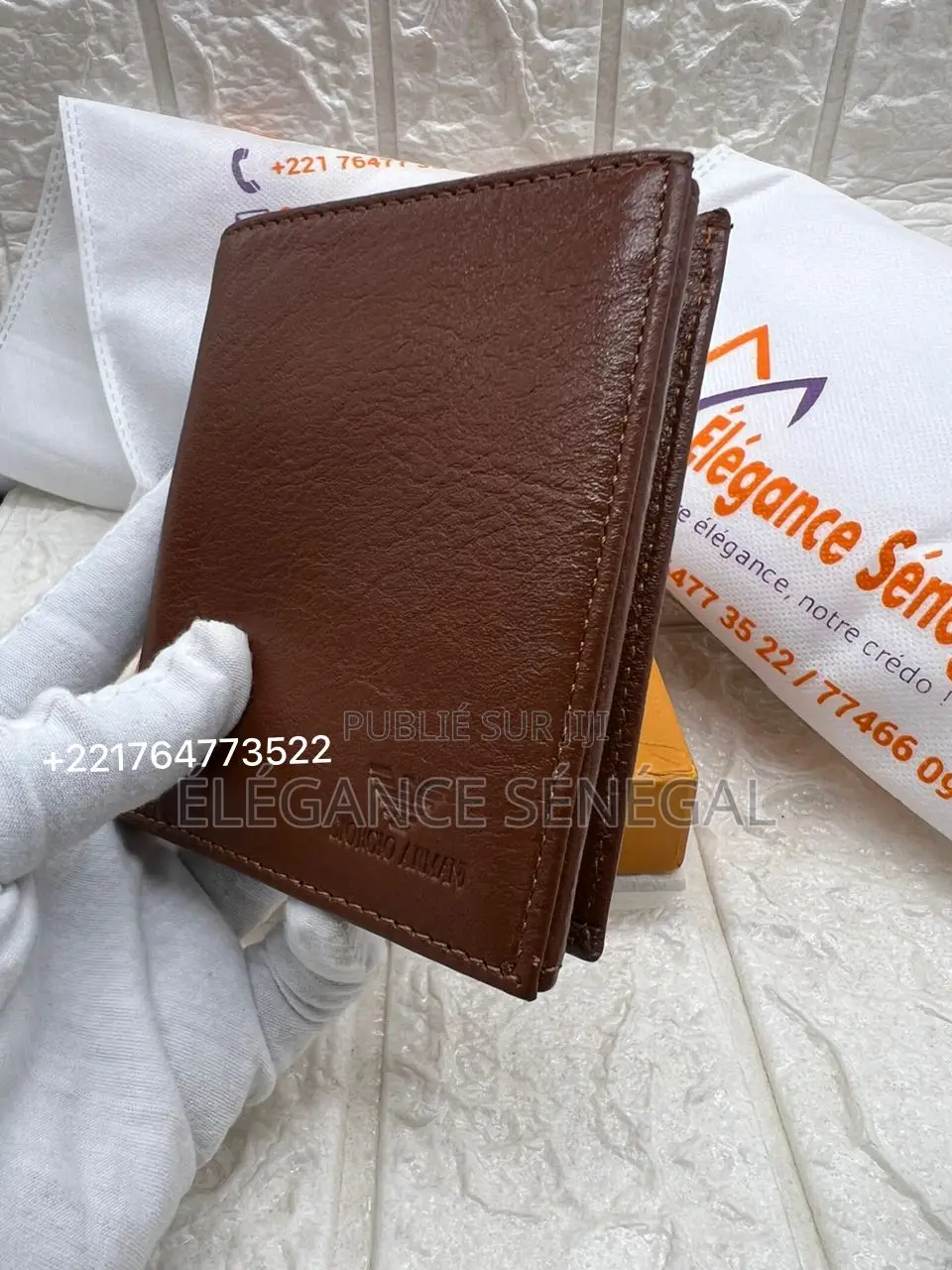 Portefeuille 100% Cuir Véritable Pour Homme