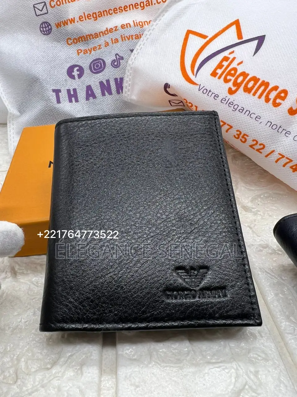 Portefeuille 100% Cuir Véritable Pour Homme