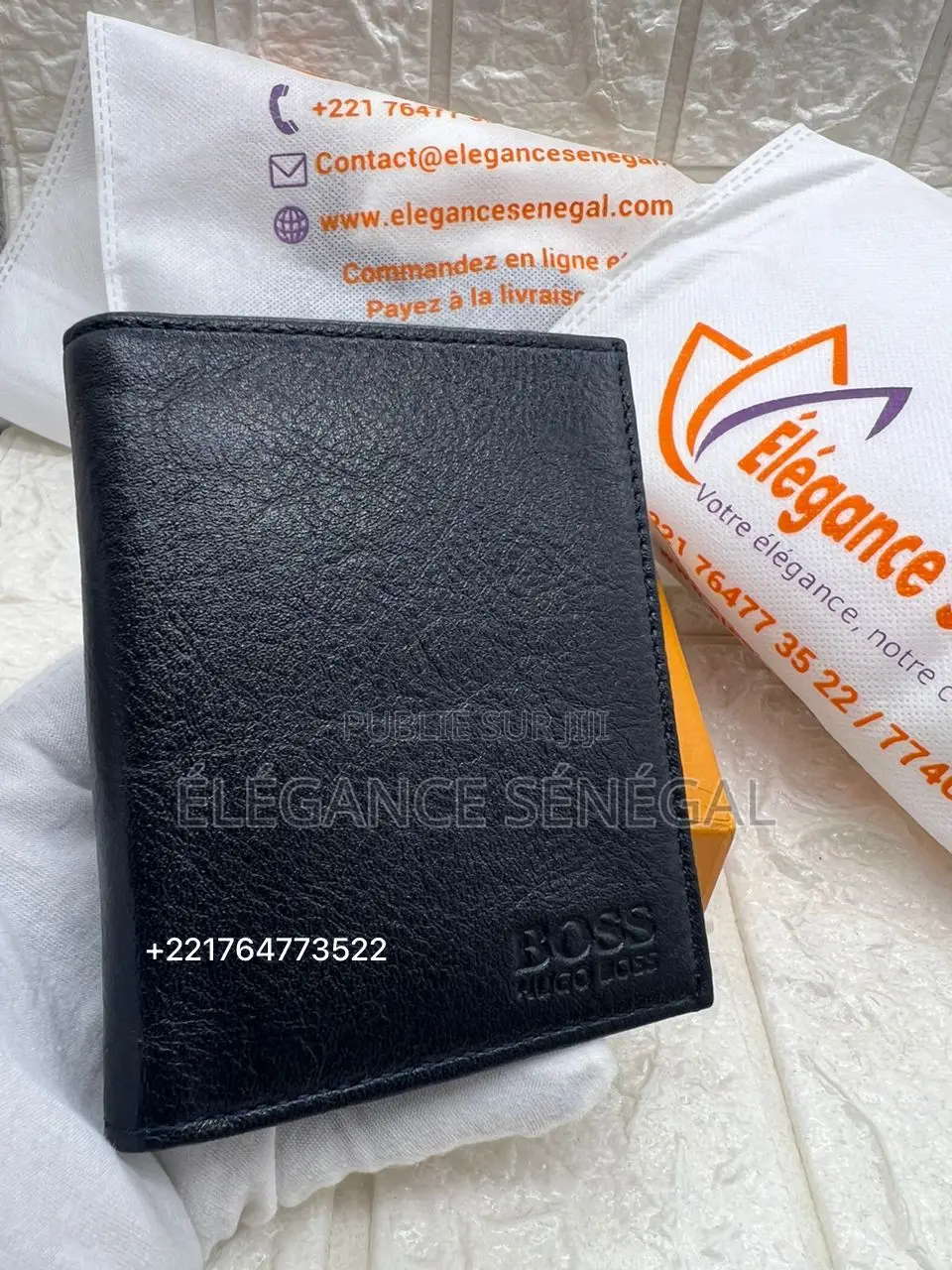 Portefeuille 100% Cuir Véritable Pour Homme