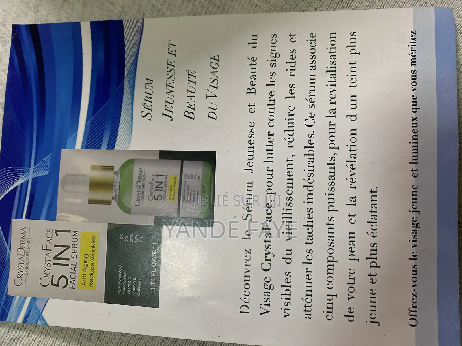 Crystaface Sérum Anti Bouton Et Taches