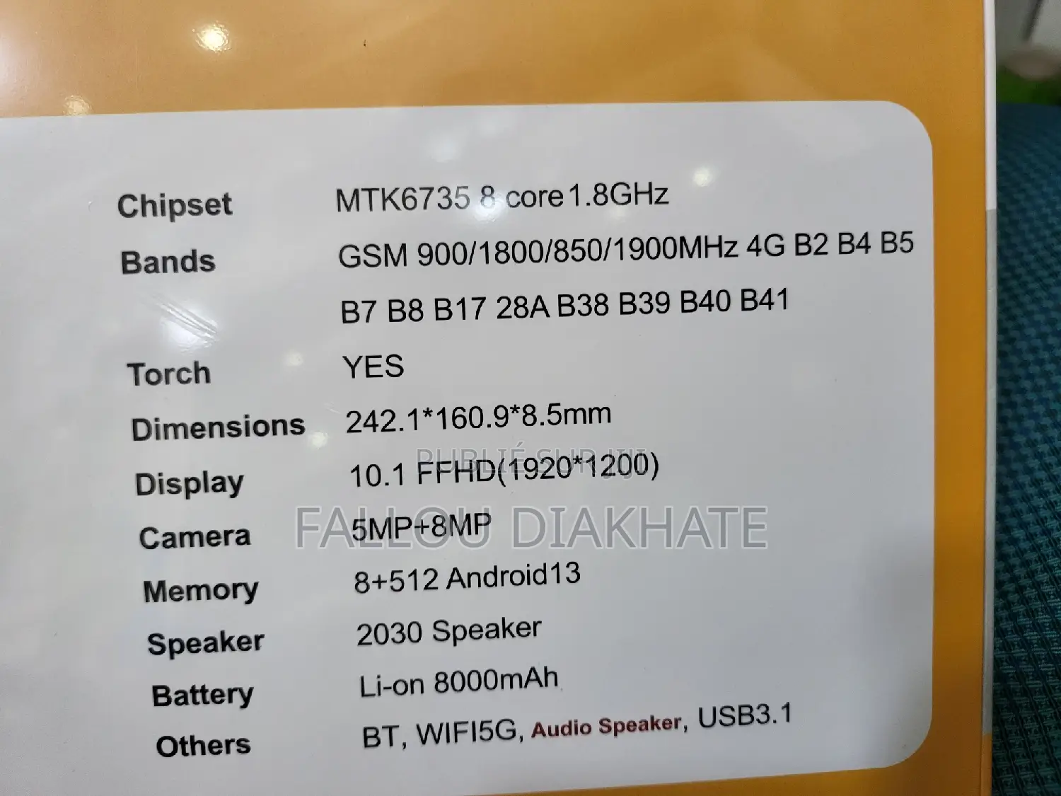 New Atouch A105 8 Go Autre