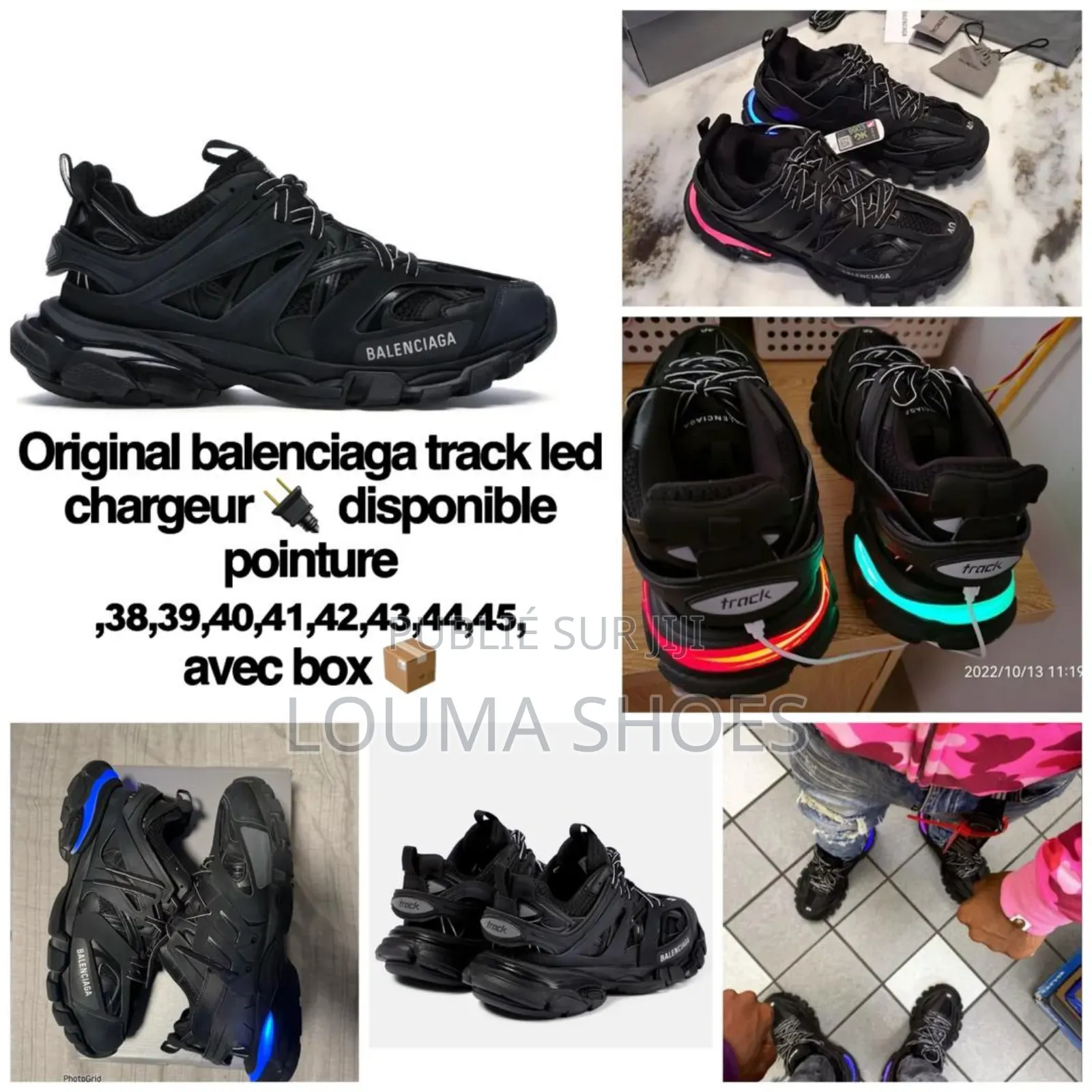 Balenciaga Track Led Avec Chargeur