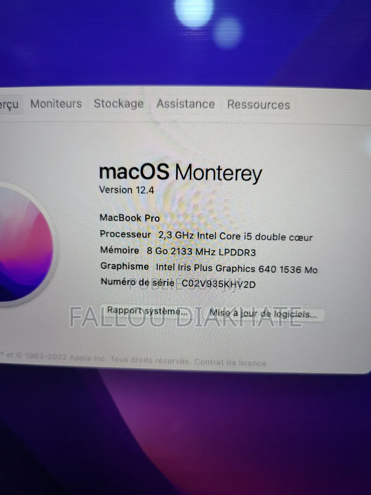 New Ordinateur Portable Apple MacBook 2017 8GB Intel Core I5 SSD 256GB