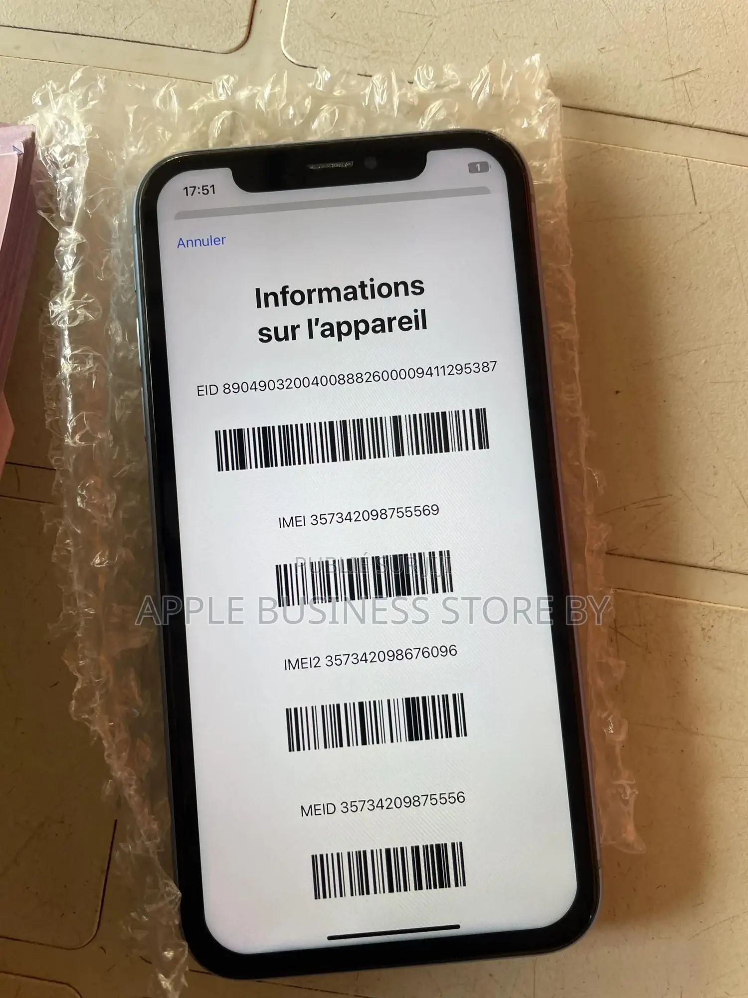 New Apple iPhone 12 Pro 256 GB Bleu