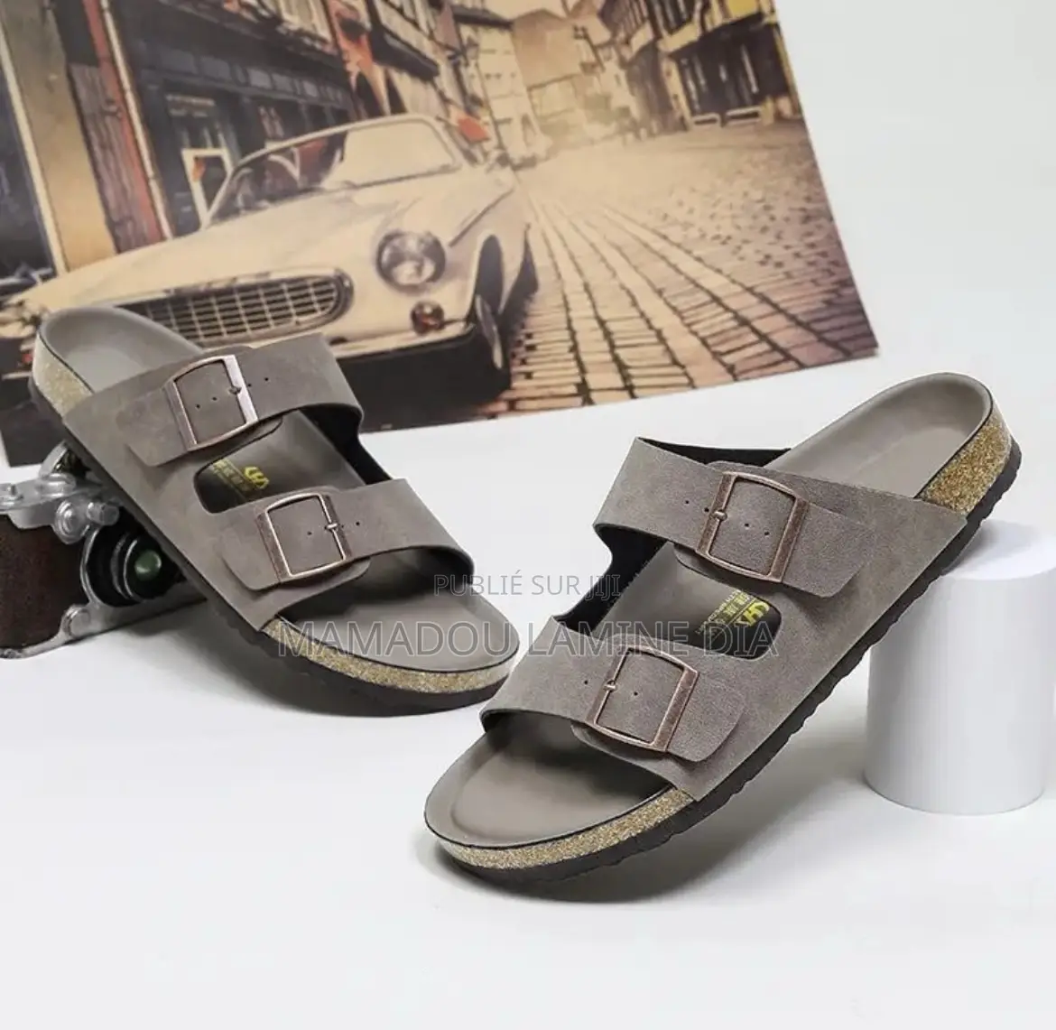 Chaussure Sandale Orthopedique Cuire Confortable