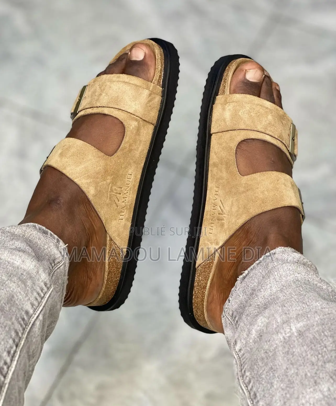 Chaussure Sandale Orthopedique Cuire Confortable