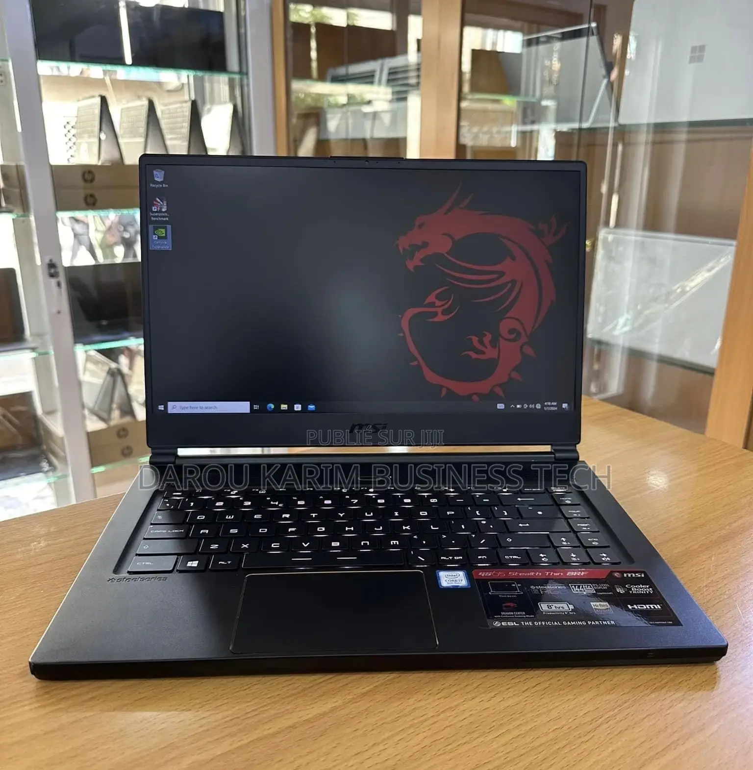 New MSI GS65 Stealth Thin 8RF 32GB Intel Core I7 SSD 512GB