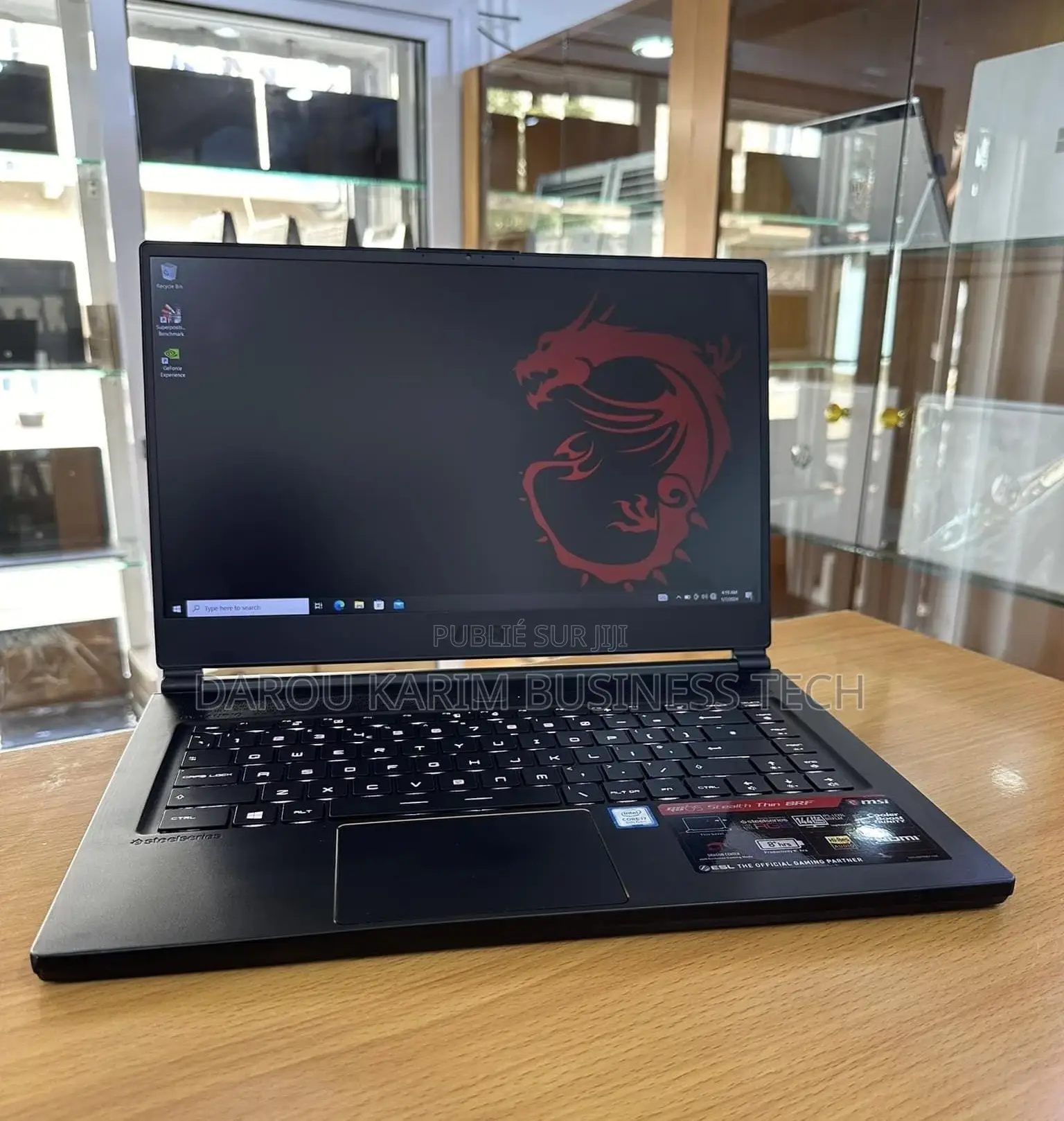 New MSI GS65 Stealth Thin 8RF 32GB Intel Core I7 SSD 512GB