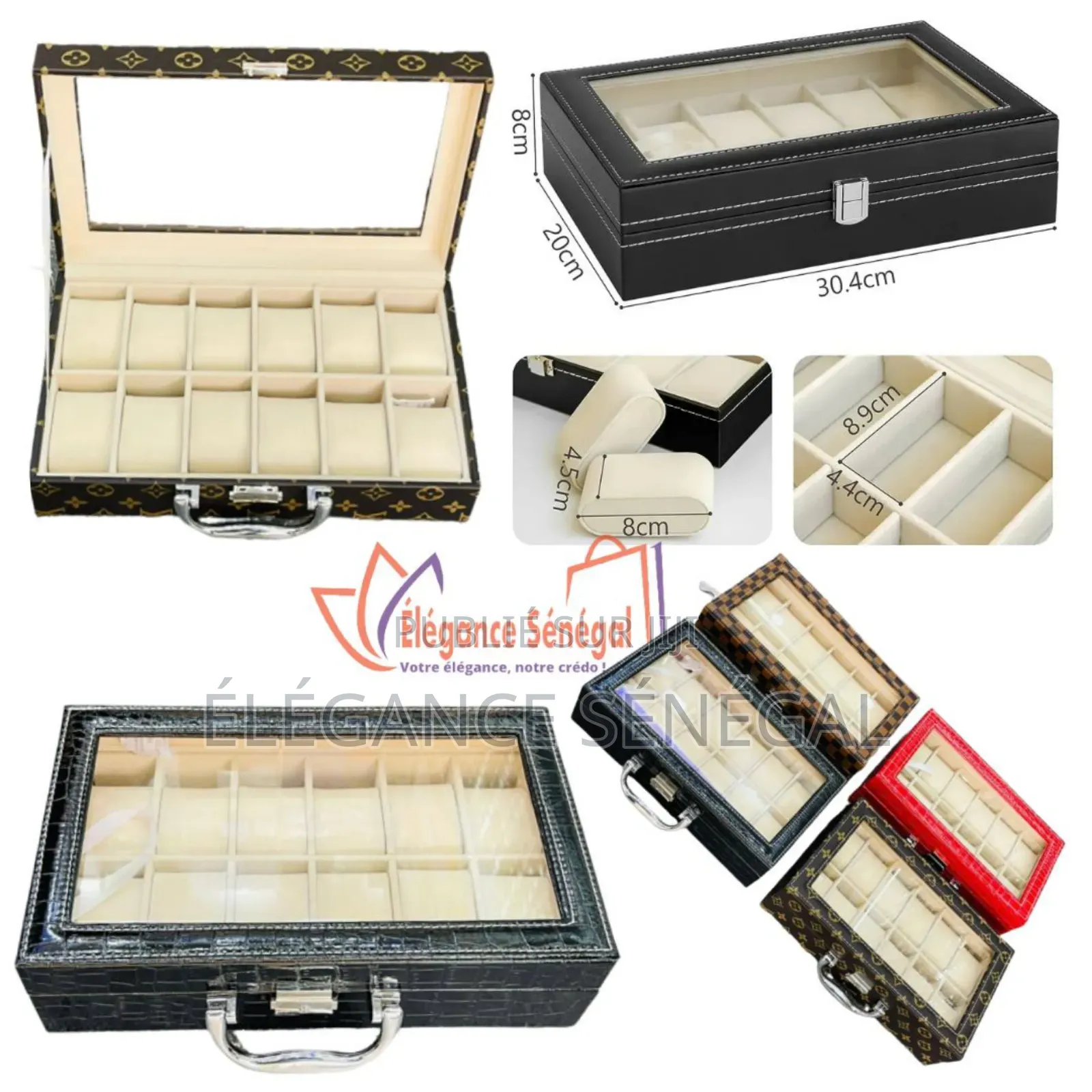 Boîtes Rangement Montres - Coffret Boîtier Montres À Dakar
