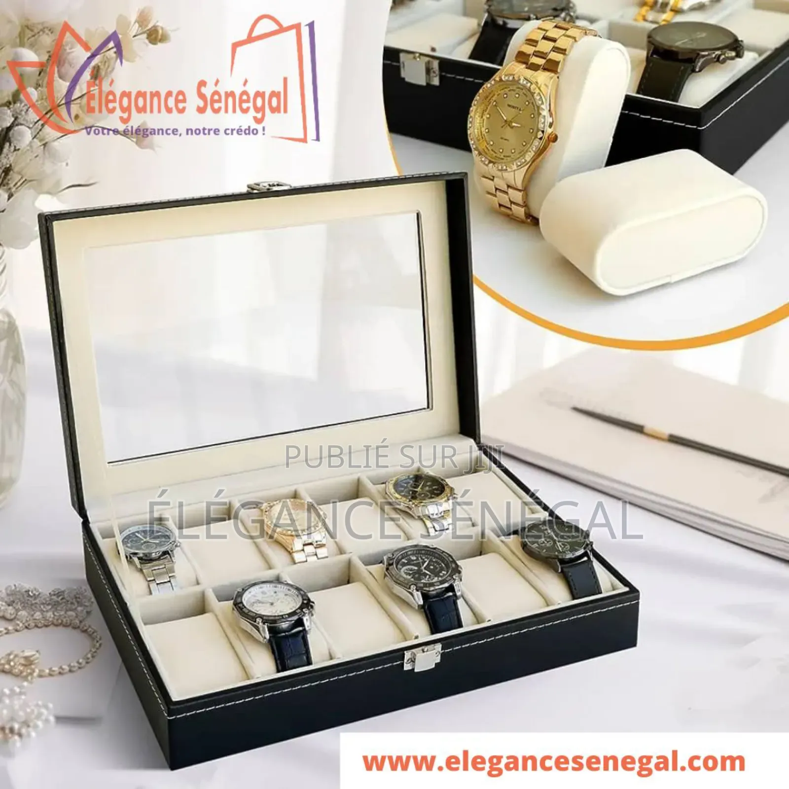 Boîtes Rangement Montres - Coffret Boîtier Montres À Dakar