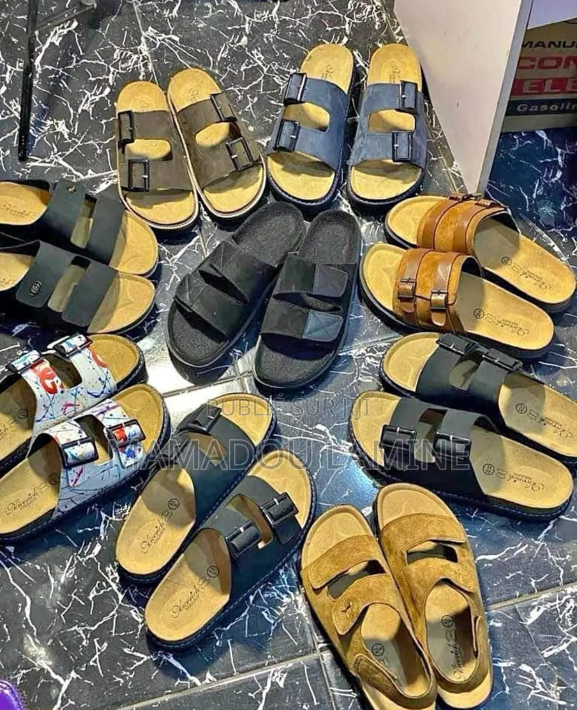 Chaussure Sandale Orthopedique Cuire Confortable