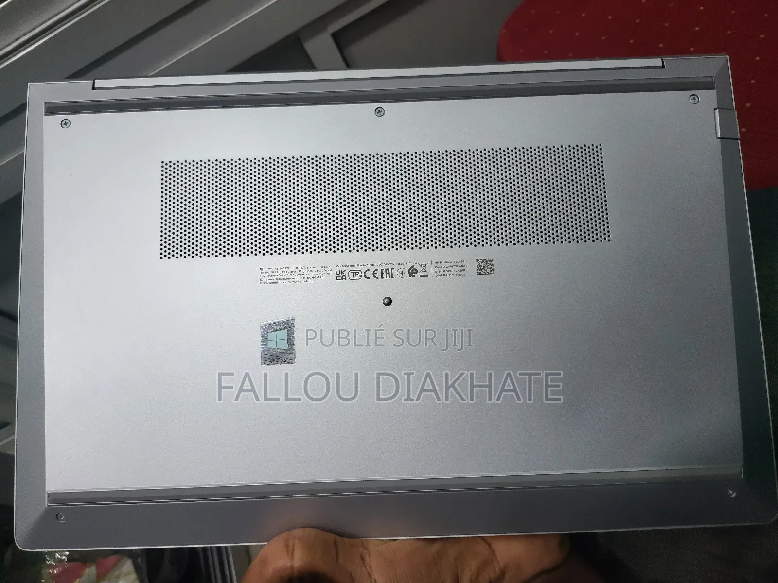 New Ordinateur Portable HP ProBook 450 G8 16GB Intel Core I5 SSD 256GB