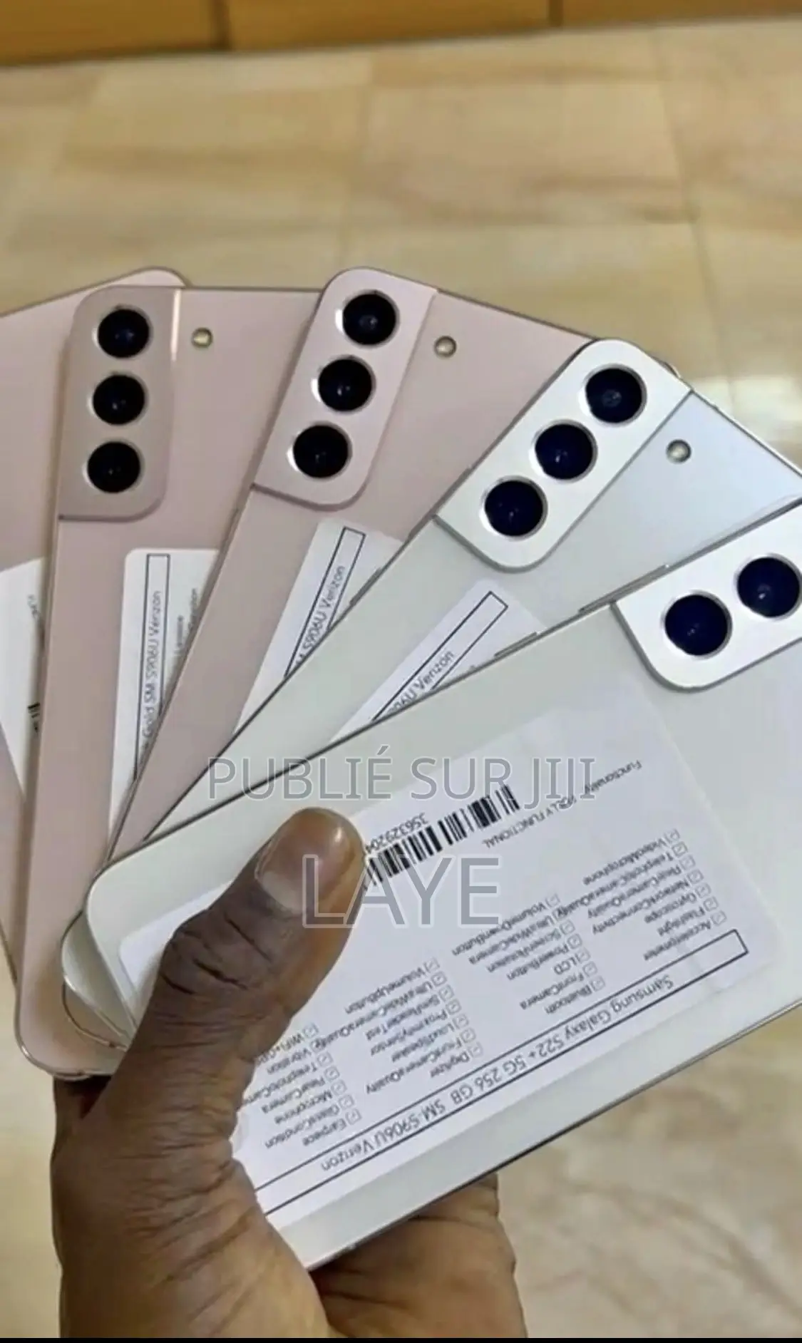 Samsung Galaxy S22+ 5G 128 GB Doré