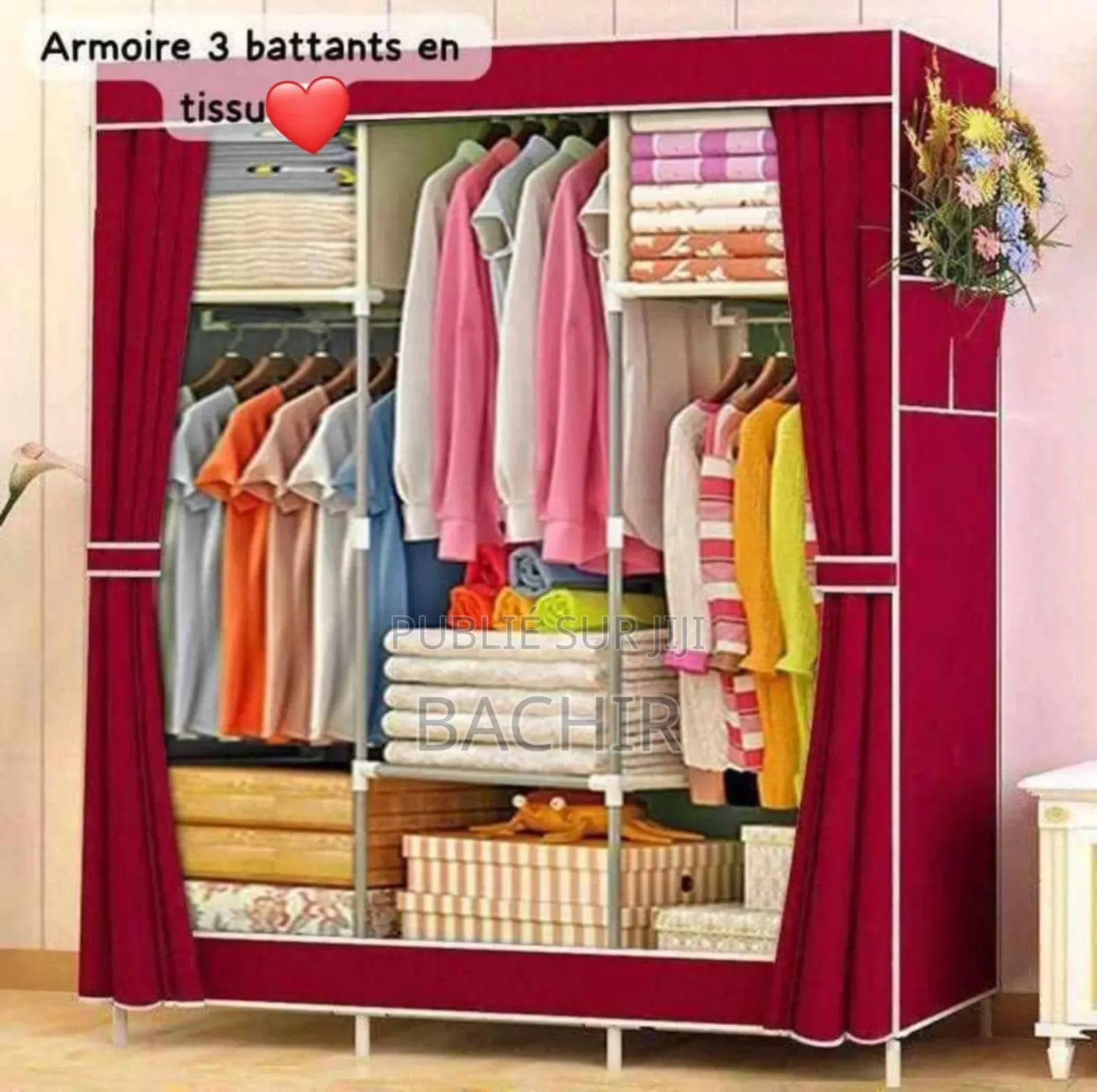 Armoire en Tissu 3battent