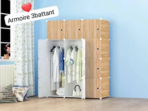 Photo - Armoire 3 Battant en Plastique