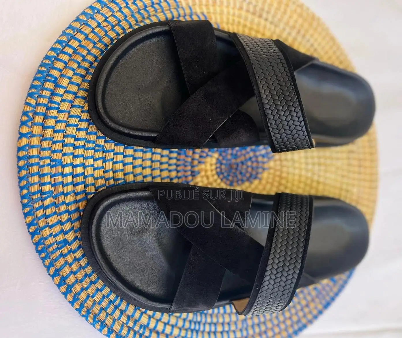 Chaussure Sandale Orthopedique Cuire Daim Confortable