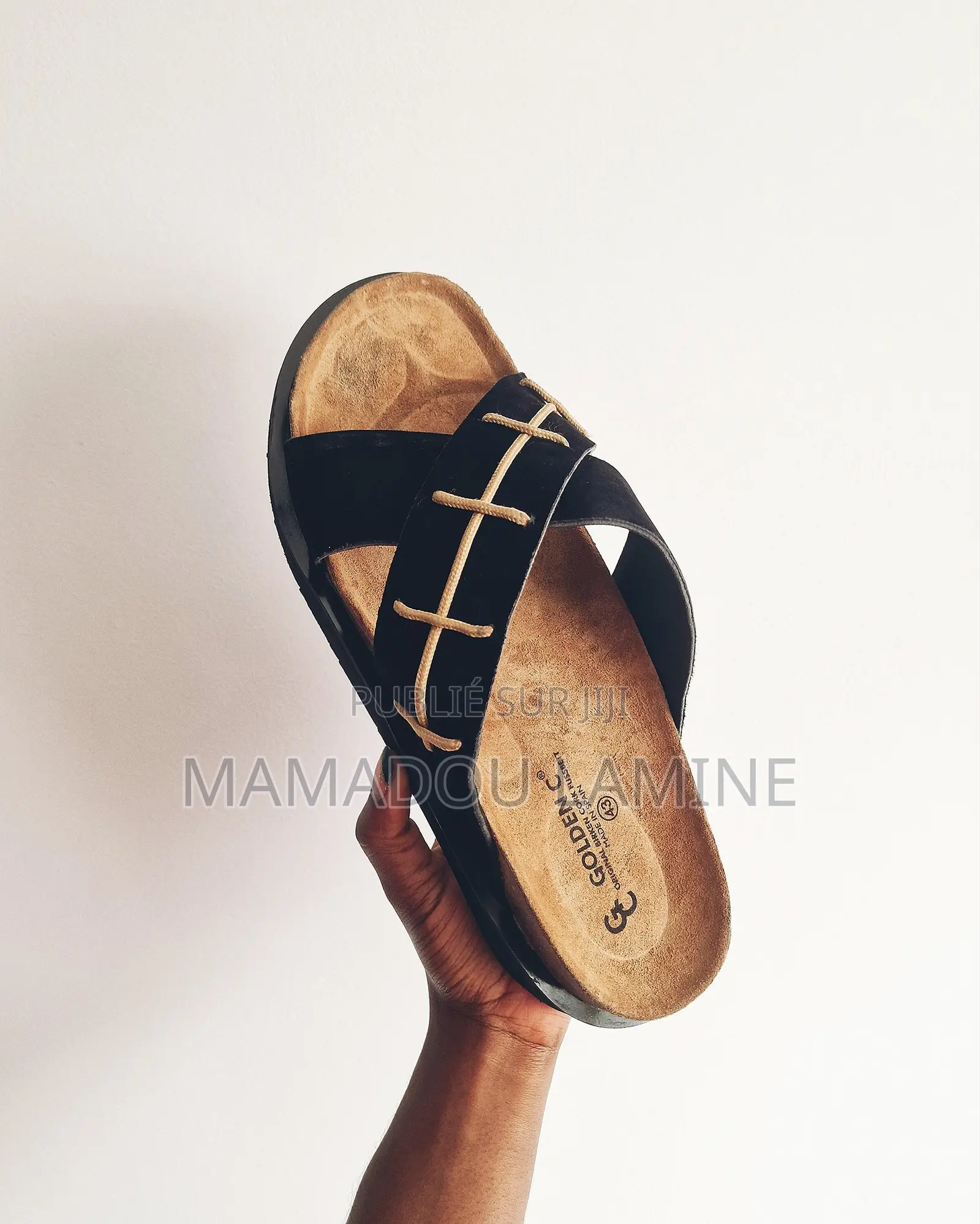 Chaussure Sandale Orthopedique en Daim Confortable