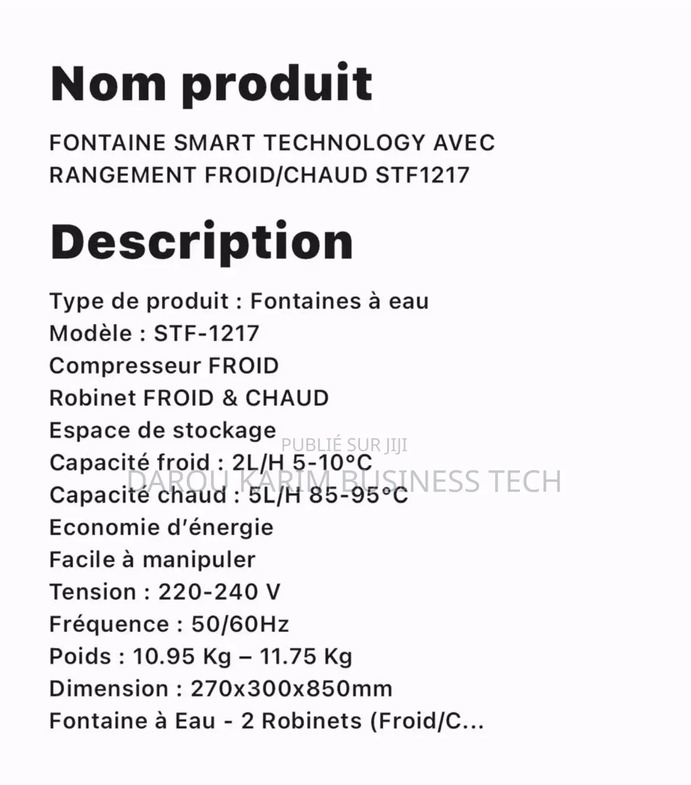 Fontaine À Eaux Astech Et Frigo