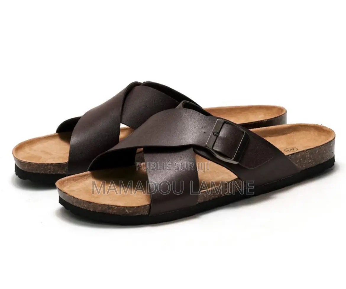 Chaussure Sandale Orthopedique Cuire Confortable