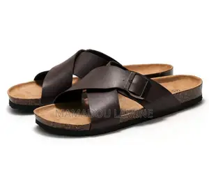 Photo - Chaussure Sandale Orthopedique Cuire Confortable