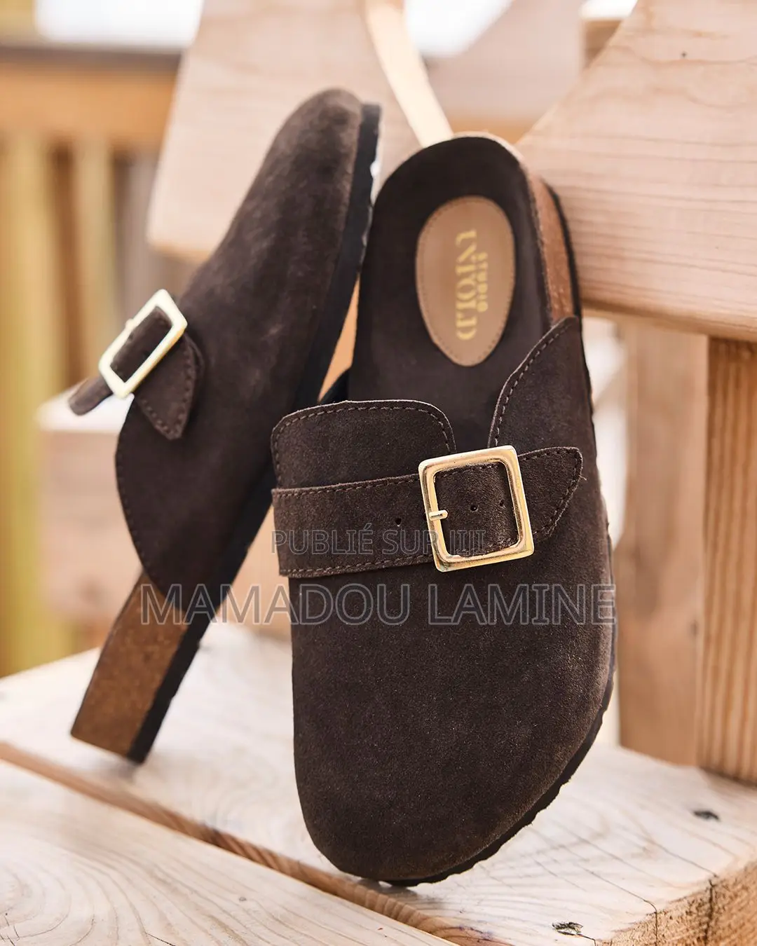 Chaussure Sandale Orthopedique Daim Confortable