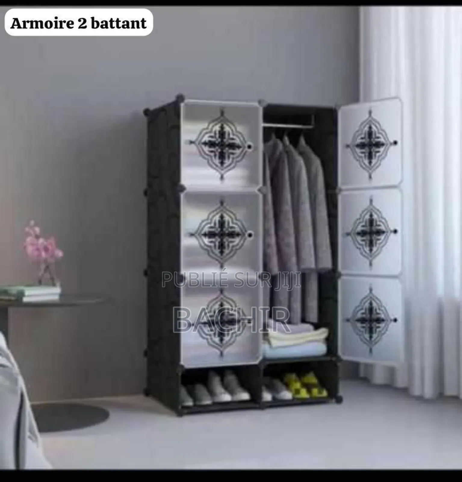 Armoire 2battan en Plastique